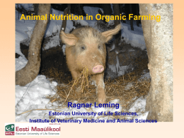 European organic livestock farming