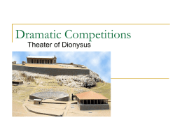 Dramatic Competitions