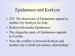 Epidamnos and Kerkyra