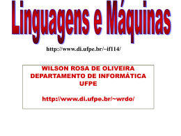 Slides de Linguagens e Maquinas