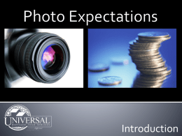 Photo Expectations - Universal Mortgage Field Services