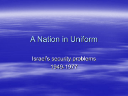 A nation in uniform - Jewish Virtual Library