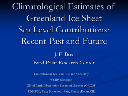 Greenland ice sheet temperature reconstruction over the