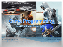 Game Programming - University of Brawijaya