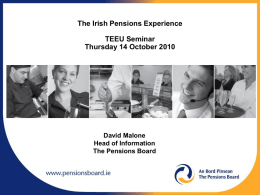 ppt 790.5 KB - The Pensions Authority
