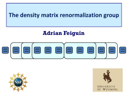 The density matrix renormalization group