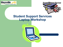 Project Advance Laptop Workshop