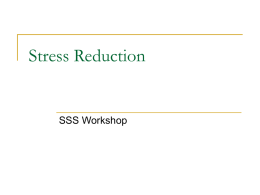 Stress Reduction - ::Maysville Community and Technical