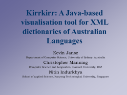 Kirrkirr: A Java-based visualisation tool for XML