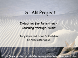 STAR Project - Ulster University