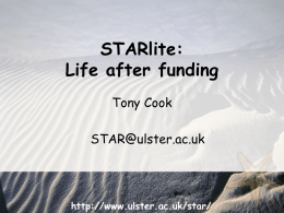 STAR Project - Ulster University
