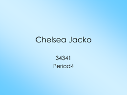 Chelsea Jacko - Woodland Hills School District