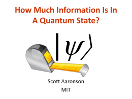 The Learnability of Quantum States