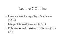 Lecture 7 Outline - University of Pennsylvania