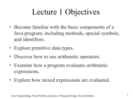 Lecture 1 - bhecker.com
