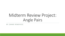 Midterm Review Project