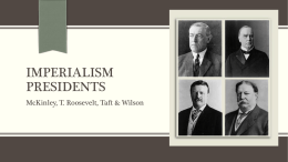 Imperialism presidents - C.P.United States & Honors World