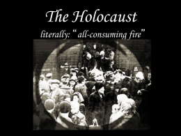 The Holocaust - Cleona El School