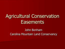 Perpetual Conservation Easements