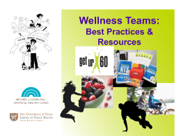 Wellness Teams: