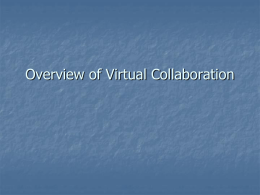Virtual Collaboration - The Business Realist