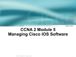 CCNA 1 Module 11 TCP/IP Transport and Application Layers