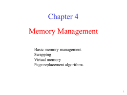 Memory Management - Bangladesh University of Engineering