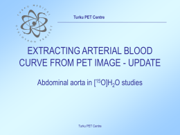 EXTRACTING ARTERIAL BLOOD CURVE FROM PET IMAGE
