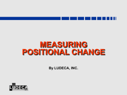 Measuring Positional Change