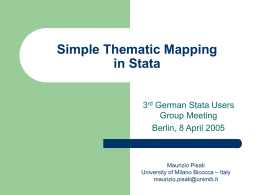 Simple Thematic Mapping with Stata