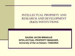 THE 6TH INTELLECTUAL PROPERTY FORUM