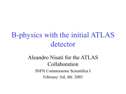 B-physics with the Atlas detector