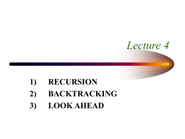 Lecture 4 - Al al