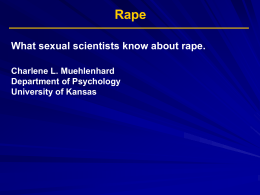 Rape - Iowa State University