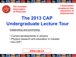 Canadian Association of Physicists