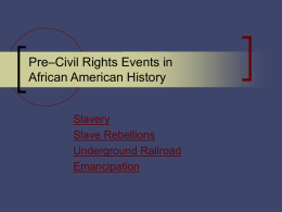 Pre-Civil Rights