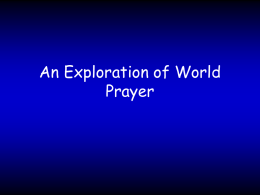 An Exploration of Prayer