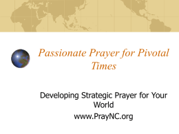 Praying Toward His Passion