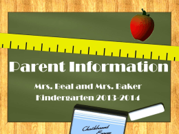 Parent Information - Lee County Schools
