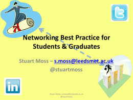 Best Practice Networking Techniques for Students
