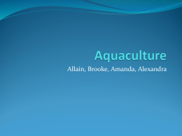 Aquaculture - University of San Diego