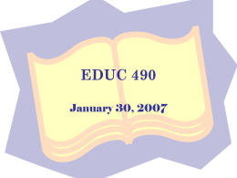EDUC 490