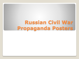 Russian Civil War Propaganda Posters