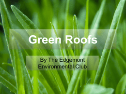 Green Roofs - Scarsdale Public Schools