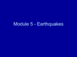 Module 5 - Earthquakes - IST Akprind Yogyakarta
