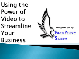 Using You Tube to streamline your business