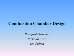 Combustion Chamber Design