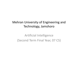 Mehran University of Engineering and Technology, Jamshoro