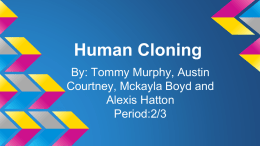 Human Cloning - West Branch Local School District