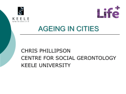 AGEING IN CITIES